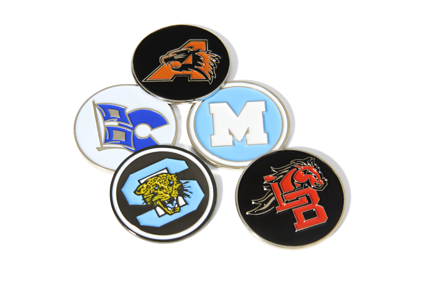 Die Struck Ball Markers