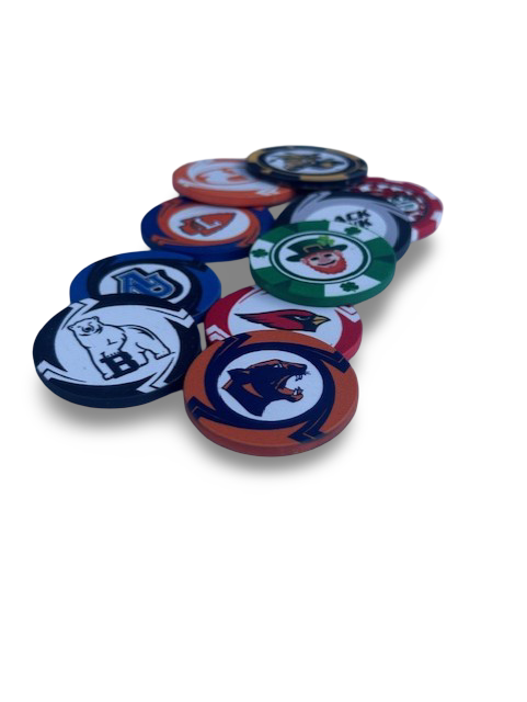 Poker Chip Ball Markers