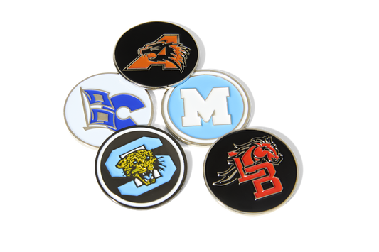 Die Struck Ball Markers